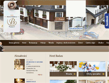 Tablet Screenshot of hotelbadura.pl